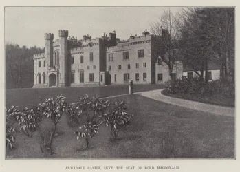 Armadale Castle, Skye, der Sitz von Lord Macdonald