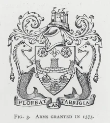 Wappen verliehen 1575 (Gravur)