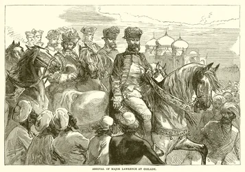 Ankunft von Major Lawrence in Coilady (1753)