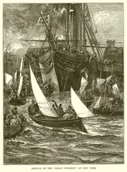 Ankunft der Great Western in New York