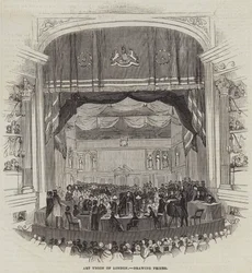 Art Union of London, Ziehung der Preise (Stich)