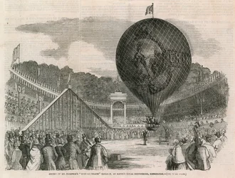 Aufstieg von Mr. Hamptons Erin-go-nragh Ballon, im Battys Royal Hippodrome, Kensington