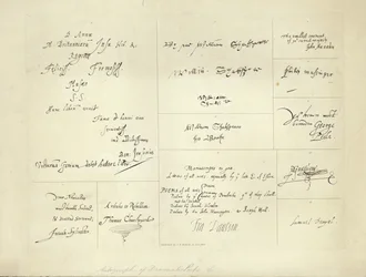 Autogramme von dramatischen Dichtern