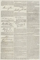 Autogramme der Familie Wellington