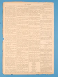 Rückseite von The Referee, Nr. 35, 15. April 1878