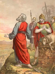 Bileam segnet das Volk