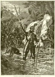 Balboa beansprucht den Pazifik