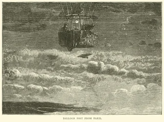 Ballonpost aus Paris, Oktober 1870