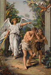 Vertreibung von Adam und Eva aus dem Garten Eden