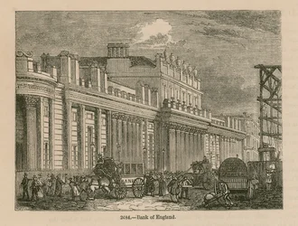 Bank of England, Sir John Soanes Südfront, 1823