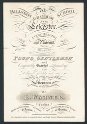 Billsdon Grammar School, Visitenkarte