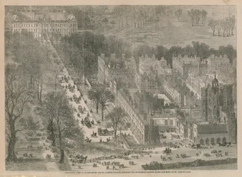 Vogelperspektive auf Buckingham und St Jamess Paläste