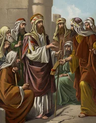 Boas kauft das Erbe von Elimelech