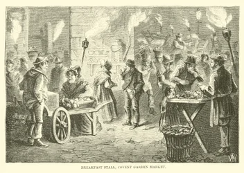 Frühstücksstand, Covent Garden Market