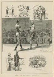 Boxwettbewerb der Garde-Brigade