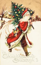 Britische Weihnachtskarte