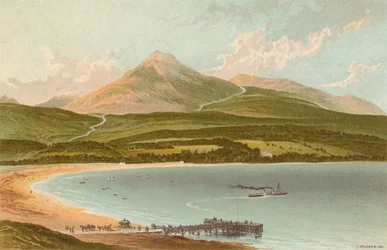 Brodick Bay und Goatfell