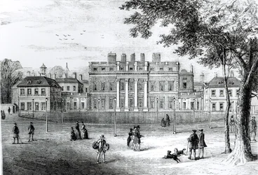 Buckingham House im Jahr 1775, aus 