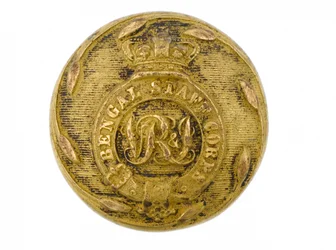 Knopf, Bengal Staff Corps, 1876-1891