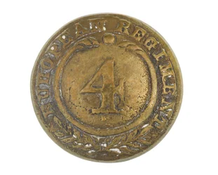 Knopf, andere Ränge, 4. Bengal European Regiment, 1855-1861