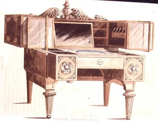 Schminkkoffer, Tafel 136 aus Ackermann
