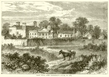 Caen Wood, Lord Mansfields Haus, 1785