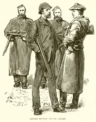Captain Boycott und seine Eskorte