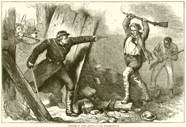 Gefangennahme von John Brown im Maschinenhaus