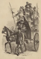 Karikatur von Guy Fawkes in London Labour and the London Poor