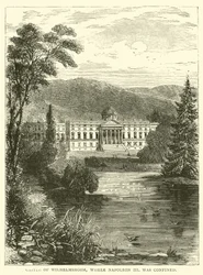 Schloss Wilhelmshöhe, wo Napoleon III. gefangen gehalten wurde