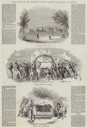 Feier des Geburtstags des Marquis von Chandos in Stowe