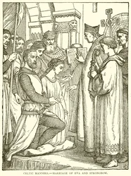 Keltische Sitten.--Hochzeit von Eva und Strongbow