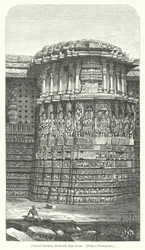 Zentrales Pavillon, Hullabid, Ostfront (Gravur)