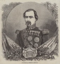 Karl III., Prinz von Monaco (Stich)