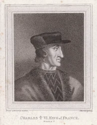 Karl VI., König von Frankreich (Stich)
