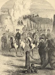 Karl XII. von Schweden betritt Kopenhagen