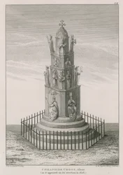 Cheapside Kreuz, wie es 1606 erschien