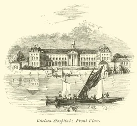 Chelsea-Krankenhaus, Vorderansicht