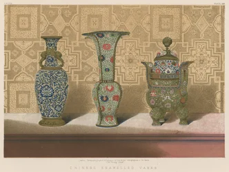 Chinesische emaillierte Vasen