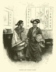 Chinesische und Tartaren Damen