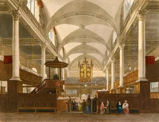 Christ Church, Newgate Street, ca. 1810