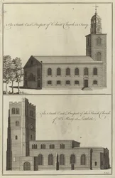 Christ Church, Surrey und die Pfarrkirche St Mary at Lambeth