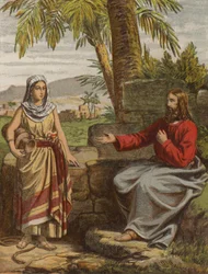 Christus und die Frau von Samaria