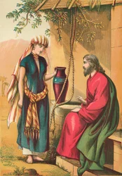 Christus und die Frau von Samaria