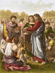 Christus speist die Menge