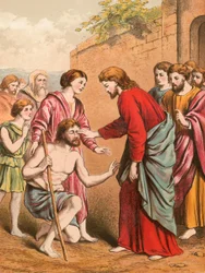 Christus heilt den Blinden