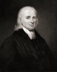 Christian Friedrich Schwartz (1726-96) aus The Gallery of Portraits, veröffentlicht 1833