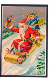 Weihnachtspostkarte, ca. 1907