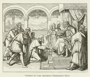 Bürger von Lodi bitten Friedrich um Hilfe