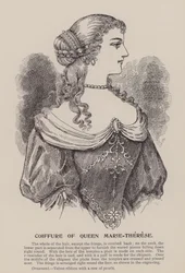 Frisur von Königin Marie-Therese